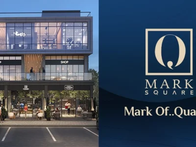 For sale in installments, a 100-meter shop in Q Mark Square New Cairo Mall