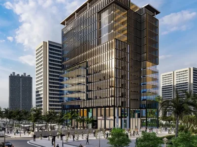 For sale in installments a 120 meter clinic in kentro Tower Mall