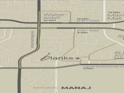 Seize the opportunity and get a large apartment with an area of ​​100 meters in Blanks Compound