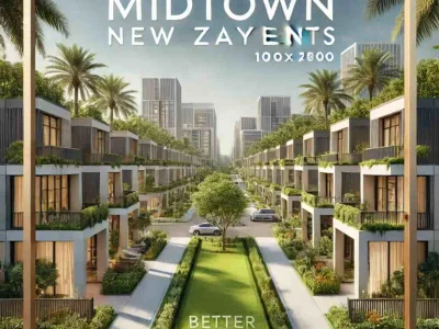 At an attractive price a 200  sqm villa in a wonderful Midtown View compound