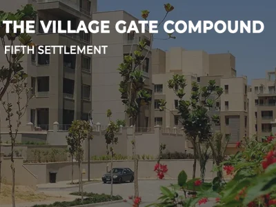 Apartments for sale in Village Gate Compound New Cairo in installments with only 20% down payment
