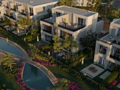 With an area of ​​350 square meters a twin house for sale in El Patio Town Compound