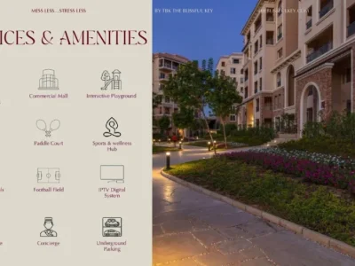 Your 245m apartment with a private garden in New Cairo, N Residence Compound, Fifth Settlement
