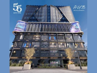 Get an office in Fifty Five Mall, New Capital, with an area of ​​​​40m