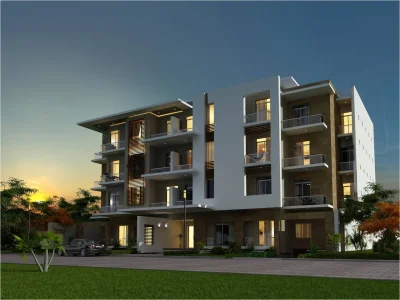For installments a 145m apartment with a garden in Westdays Compound