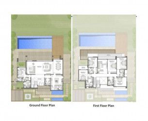 Villas design in Hacienda Bay resort