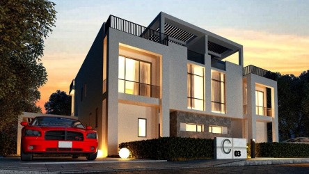 For lovers of sophistication Twin House for sale in Lac Ville Compound with area of 260m in El Sheikh Zayed