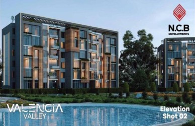Hurry to buy an apartment in Valencia Valley New Cairo Compound with 122 meters