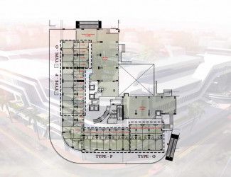 Clinic with area 107m² in Ozone Medical Mall