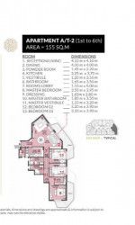 Apartment with an area of 155 m² in Roses New Capital.