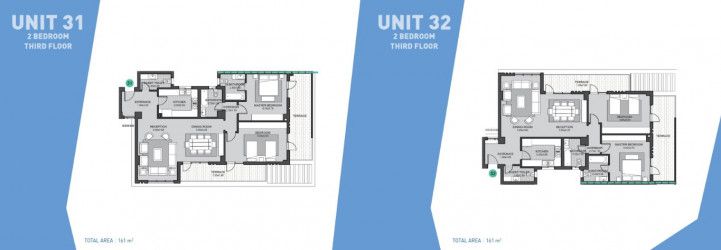 Book your unit now in Villette New Cairo from 160 to 161 meters