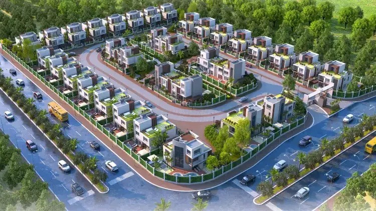 كمبوند بارك فالي لايان الشيخ زايد كمبوند بارك فالي بلو زايد الجديدة إيفيد للتطوير العقاري - Park Valley Blue New Zayed Compound | موقع عقارات مصر