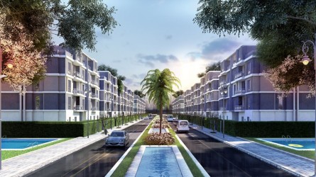 For sale in installments, an apartment of 136 meters in Pyramids Wales 6 October