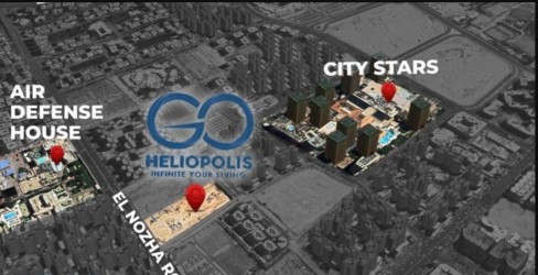 For sale in installments, an apartment of 130 meters in Go Heliopolis
