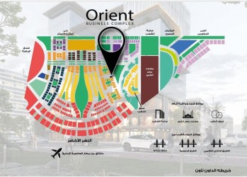 اميز محل للبيع بمول اورينت بيزنس العاصمة الادارية الجديدة بمساحة 22 متر